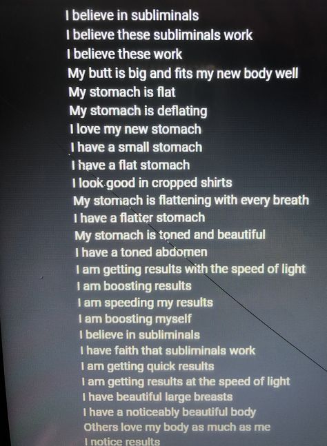 Straight A Manifestation, Waist Affirmations, Affirmation For Flat Stomach, Flat Belly Affirmation, Manifest Flat Stomach, Desired Face And Body Affirmation, Perfect Eyesight Affirmation, Height Subliminal Affirmations, Long Eyelashes Affirmations