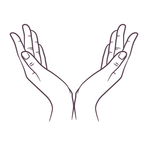 Line art drawing of praying hand. Praying hands Drawing Of Praying, Prayer Hands Drawing, Hand Praying, Praying Hands Drawing, Praise Hands, Bird Silhouette Art, Hand Clipart, Prayer Hands, Person Drawing