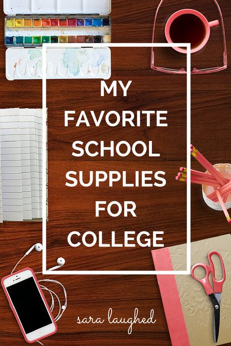 My favorite school supplies for college - a full list of recommended school supplies for college students, plus budget-friendly alternatives! Best College School Supplies, Best School Notebooks, Studying Must Haves, Notebooks For College, Notebook For College, School Supplies For College, Supplies For College, Organization College, Planning School