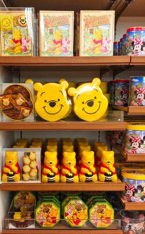 Omiyage Boxes, Tokyo Disney Disney Package, Disneyland Merchandise, Winnie The Pooh Decor, Disney World Merchandise, Disney Tokyo, Disney Products, Tokyo Disneysea, Park Ideas, Disney Adult