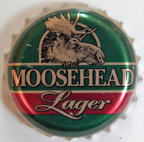 Moosehead Beer, Native Earrings, Beer Bottle Caps, Bottle Caps, Best Beer, Bottle Cap, Craft Beer, Beer Bottle, Moose