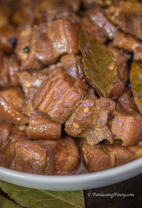 Best Pork Adobo Recipe Adobo Pork, Filipino Pork Adobo, Bagoong Alamang, Pork Adobo Recipe, Pork Hock, Pork Adobo, Adobo Recipe, Adobo Chicken, Filipino Dishes