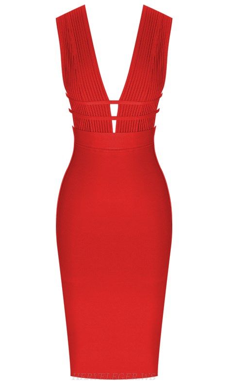 Red Midi Dresses, Red Bandage Dress, Neck Bandage, Celebrity Inspired Dresses, Red Midi, Bandage Midi Dress, Red Midi Dress, Body Sculpting, Inspired Fashion