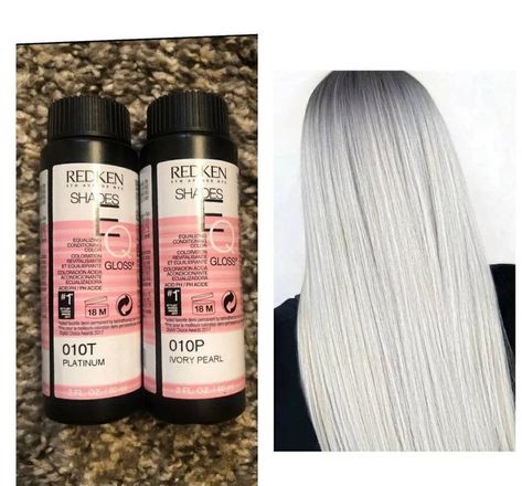 Redken Toner, White Hair Toner, Shades Formulas, Redken Formulas, Color Formulations, Toner Formulas, Balayage Techniques, Hair Formula, Redken Hair Color