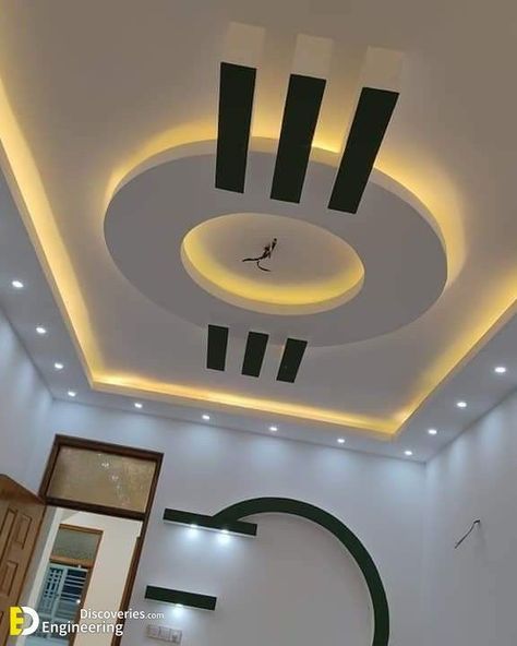 Top 30 Beautiful #False Ceiling + Pop #Ceiling Designs for Living Room & #Bedroom in 2022 | Pop false ceiling design, Ceiling design, Pvc ceiling design Fall Ceiling For Bedroom Modern, Staff Ceiling Designs, Fall Siling Design For Hall Simple, Siling Pop Design, Lobby Down Ceiling Design, Siling Light Design, Pop Design For Hall Simple, Best False Ceiling Designs, False Ceiling For Hall