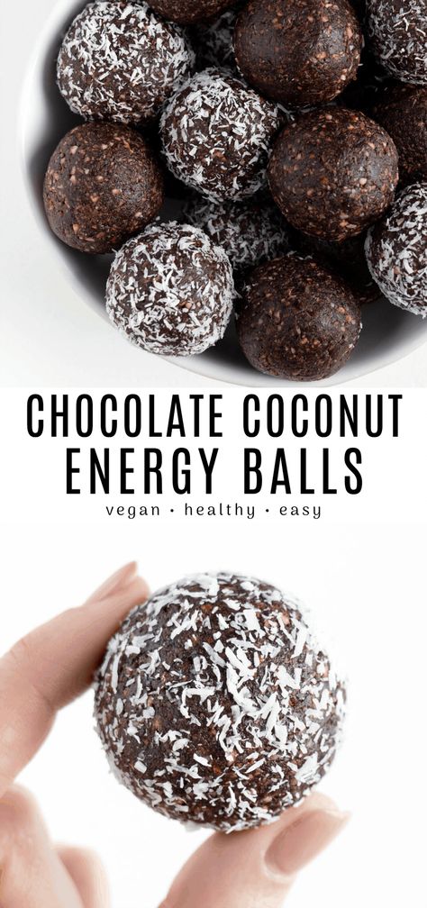 Indulge in the perfect blend of tropical coconut and rich chocolate with these energizing power bites. Perfect for a quick snack or a post-workout boost, these bites are packed with flavor and nutrients. Easy to make and even easier to enjoy, they’re a delicious way to fuel your day. Snacks Easy Healthy, Power Bites, Coconut Energy Balls, Easy Healthy Snacks, Energy Balls Recipe, What Is Healthy Food, Healthy Food Habits, Energy Ball Recipe, Food Advice