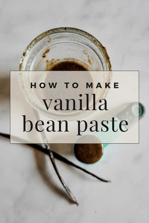 Vanilla Bean Extract Recipe, Vanilla Bean Paste Recipe, Bean Paste Recipe, Vanilla Bean Recipes, Vanilla Extract Recipe, Medieval Recipes, Vanilla Muffins, Vanilla Bean Paste, Homemade Vanilla Extract