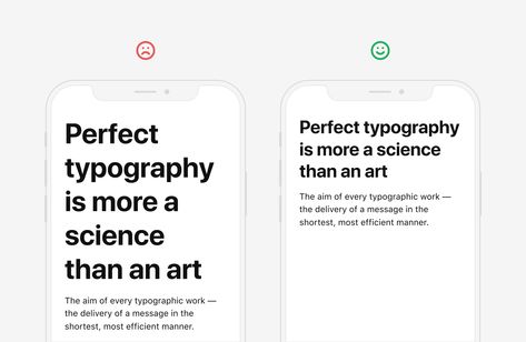 Guide for designing better mobile apps typography - UX Collective Typography App, Font App, Best Mobile Apps, Card Ui, Ui Patterns, Aesthetic Fonts, Mobile Ui Design, Typography Layout, Commercial Fonts