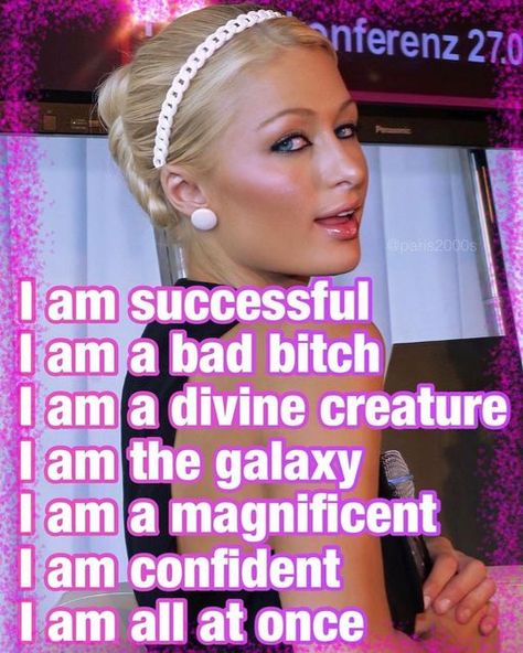 Paris Hilton Iconic Quotes, Paris Hilton Quotes, Paris Hilton Aesthetic, Feminist Literature, Bad Quotes, Spiritual Manifestation, Ig Feed, Girl Boss Quotes, Boss Quotes