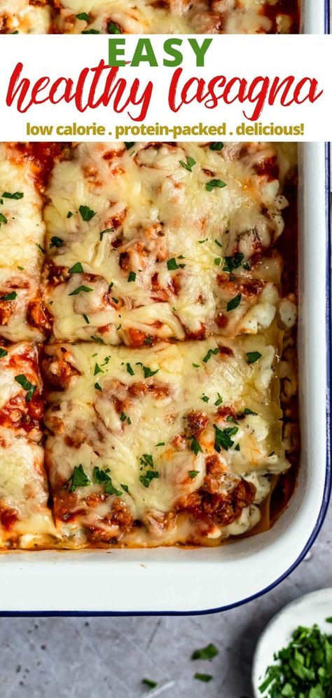 This Easy Healthy Lasagna recipe is the perfect family-friendly dishIt has all of the goodness of classic lasagnabut lightened up and packed with protein for a skinny version of the traditional recipe Gallbladder Meals, Ground Turkey Lasagna, Lasagna Healthy, Healthy Lasagna Recipes, Lasagna With Cottage Cheese, Lasagna Recipe With Ricotta, Healthy Lasagna, Turkey Lasagna, Fall Meals