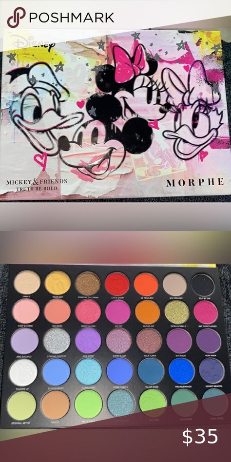 Morphe x Disney Mickey Mouse Limited Edition Eyeshadow Palette Disney Mickey Mouse, Disney Mickey, Eyeshadow Palette, Limited Edition, Disney, Jewelry Watches, Plus Fashion, I Love, Outfit Inspo