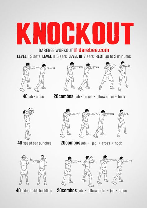 Knockout Workout Punch Workout, Boxing Workout Plan, Shadow Boxing Workout, Boxer Workout, Boxing Workout Routine, Home Boxing Workout, Workout Boxing, Boxing Workouts, Fighter Workout