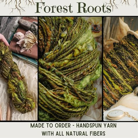 MeliorFiberStudio - Etsy Yarn Pictures, Nature Crochet, Crochet Nature, Forest Diy, Nature Weaving, Art Yarn Weaving, Artisan Yarn, Cotton Core, Fiber Sculpture