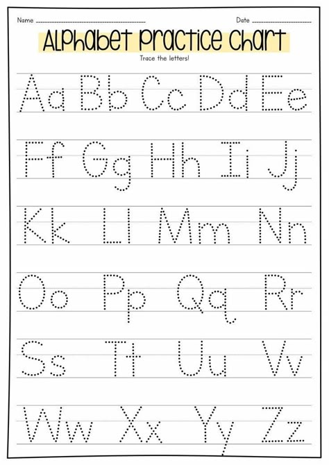 Practice Alphabet Worksheet, Trace Alphabet Letters, Printable Alphabet Tracing Worksheets, Writing The Alphabet Free Printable, Printable Abc Worksheets, Writing Letters Worksheet, Trace Alphabet Worksheet, Alphabet Sheets Printable Free Preschool, Practice Writing Sheets Kindergarten