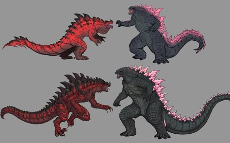 Space Godzilla, Godzilla Tattoo, Pacific Rim Kaiju, Land Of Wano, Godzilla Art, Godzilla Monsterverse, King Kong Art, Godzilla Funny, Godzilla 2