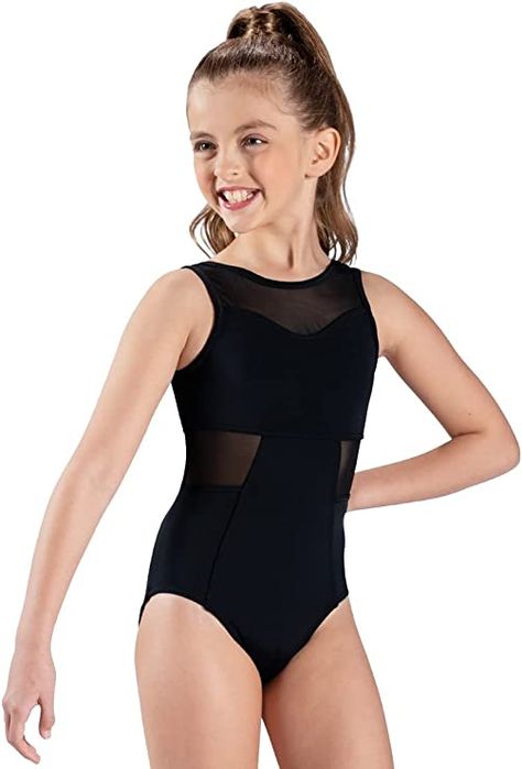 Ballet Box, Black Unitard, Bra Liner, Womens Leotards, Tank Leotard, Black Clothing, Current Styles, Two Piece Outfit, Black Mesh