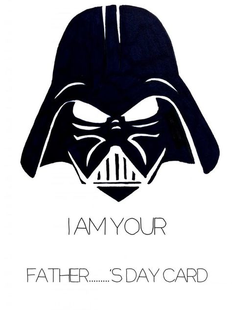 Printable Fathers Day Cards for a Last-Minute Gift | Brit + Co Printable Fathers Day Cards, Darth Vader Father, Diy Father's Day Gifts, Fathers Day Presents, Dad Day, Fathers Day Crafts, Father's Day Card, Grandparents Day, Anniversary Gifts For Him