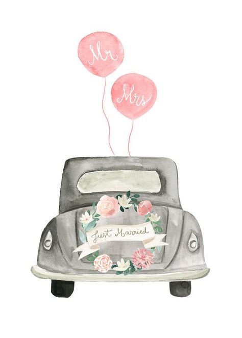 Vintage wedding car - Free Wedding Congratulations Card | Greetings Island Vintage Wedding Car, Car Cards, Cars Invitation, Car Wedding, Vintage Car Wedding, Wedding Congratulations Card, Card Greetings, Greetings Island, Wedding Congratulations