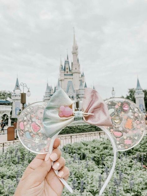 Diy Disney Ears, Diy Mickey Ears, Disneyland Ears, Disney Mouse Ears, Disney Minnie Mouse Ears, Disney Headbands, Cute Disney Outfits, Disney Mickey Ears, Disney Cute