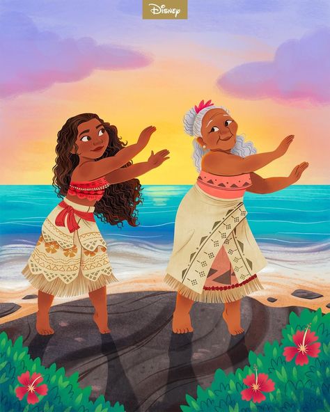 Grandma Tala, Moana Art, Disney Moana Art, Lemonade Illustration, Moana Movie, Moana Disney, Models To Draw, Animation Disney, Disney Princess Fan Art