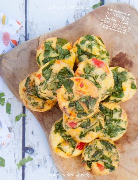 Easy peasy Baby Frittatas with Veggies by Aileen Cox Blundell. Recipe Image for Frittatas with Veggies. They are filled with nutritiously yummy ingredients and make a yummy family lunch. Weaning Ideas, Baby Led Weaning Breakfast, Nutritious Lunch, Baby Breakfast, Baby Led Feeding, Baby Recipes, Baby Led Weaning Recipes, Kids Meal, Family Lunch