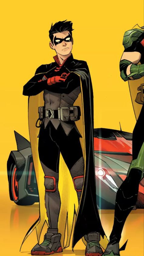 Damian Wayne Robin 2021, Red Robin Comic Panel, Damian Wayne Costume, Damian Wayne Comic Panel, Damian Wayne Nightwing, Damian Wayne Older, Older Damian Wayne, Robin Comic Art, Adult Damian Wayne