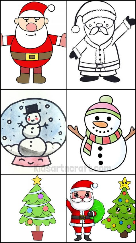 Christmas Drawings for Kids Kids Christmas Drawings, Christmas Eve Images, Merry Christmas Drawing, Christmas Drawings For Kids, Globe Drawing, Christmas Drawing Ideas, Santa Claus Drawing, Easy Christmas Drawings, Drawings For Kids