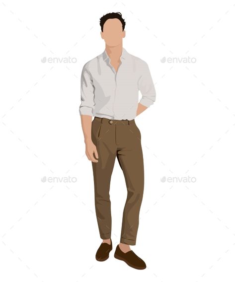 A Man in a Business Suit on a White Background Men In Suit Sketch, Man Wearing Suit Drawing, Men Suit Sketch Drawings, Formal Wear Illustration Sketches Men, Mens Formal Wear Illustration, Men Caricature, Poem Background, Men Fashion Illustration, Business Man Cartoon Character