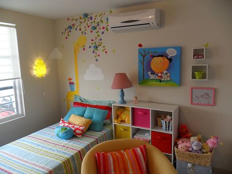 lovely wall Kid Playroom, Girls Room Paint, Kids Bedroom Organization, Shared Girls Room, Indian Room Decor, Indian Bedroom Decor, Colourful Living Room Decor, Aesthetic Room Ideas, Ethnic Home Decor