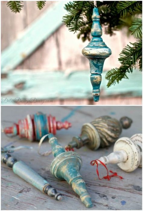 Table Leg Crafts, Reclaimed Wood Christmas Decor, Spindles Repurposed, Quilt Business, Upcycle Christmas, 3d Textiles, Home Decorations Ideas, Spindle Crafts, Creative Christmas Crafts