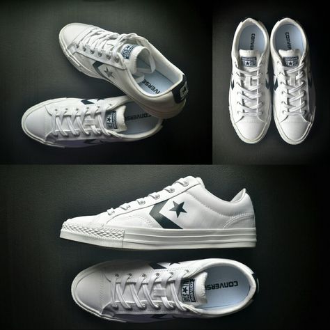 Converse Star Player White Tenis Converse, Converse Star Player, Converse Star, Converse One Star, White Converse, One Star, White Sneakers, White Sneaker, Tennis