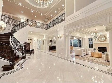 Mansion Bedroom, Marble Floors, Marble Flooring, Mansion Interior, Dream House Rooms, Luxury House Designs, Luxury Homes Dream Houses, Spiral Staircase, Dream House Interior