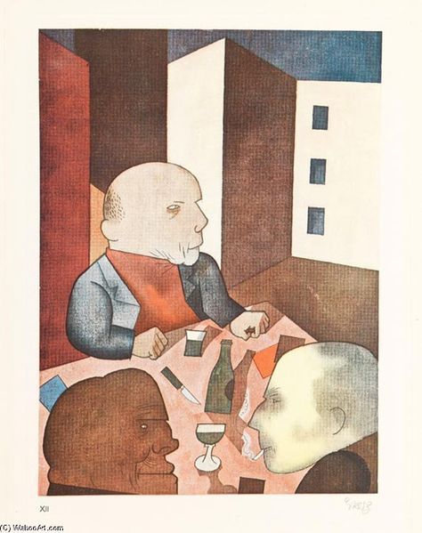 George Grosz Weimar Germany, Otto Dix, George Grosz, New Objectivity, Max Beckmann, Book Drawings, Ludwig Kirchner, Weimar Republic, Franz Marc