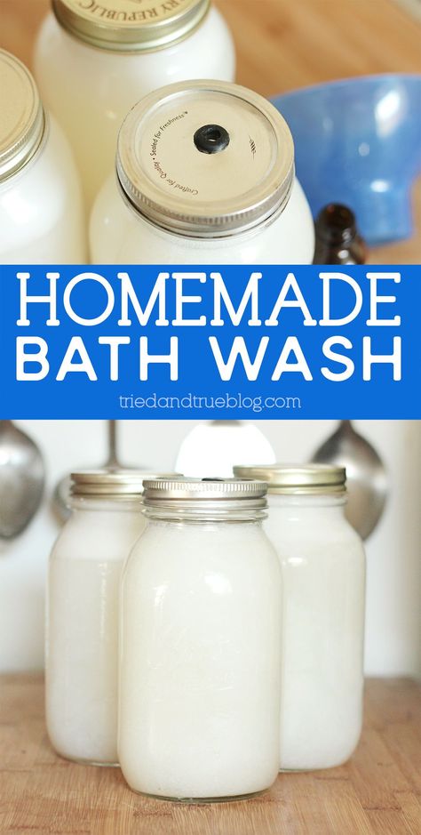 Make tons of Homemade Body Wash with just ONE BAR OF SOAP! Super easy to adjust and add different scents. Making Body Wash From Bar Soap, Diy Goat Milk Body Wash, How To Make Liquid Body Wash From Bar Soap, Goats Milk Body Wash Recipe, Diy Body Wash Without Castile Soap, Diy Natural Body Wash, Diy Body Wash With Castile Soap, Body Wash With Castile Soap, Diy Body Soap