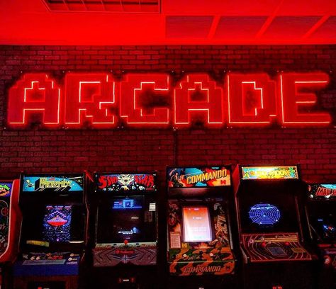 318 Likes, 9 Comments - #ArcadeLife (@arcade.life) on Instagram: “Living that ArcadeLife Shout Out 2 @luckycatsarcade for tagging us in that moment #arcadelife…” Red Arcade Aesthetic, Orange Arcade Aesthetic, Red Video Game Aesthetic, 90s Red Aesthetic, Red Gamer Aesthetic, Arcade Aesthetic Wallpaper, Vintage Arcade Aesthetic, 90s Arcade Aesthetic, Game Themed Room