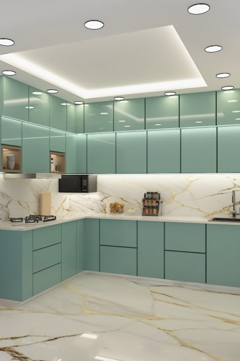 Kitchen In Blue Colour, Kitchen Cabinets Pakistan, Modern Kitchen Cupboards Ideas, Kitchen Ideas Modular, Kitchen Sunmica Designs, Modular Kitchen Cupboard Design, Modular Kitchen Design Cabinets, Kitchen Interior Modular, Latest Room Interior Design