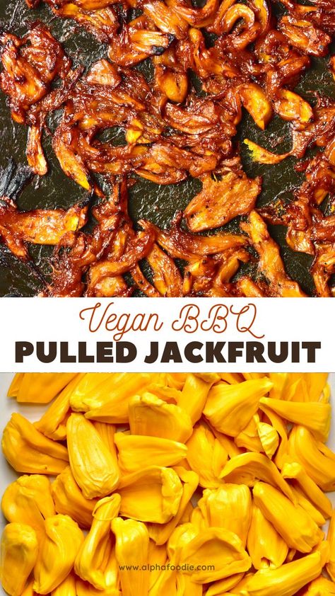 Bbq Thanksgiving, Jackfruit Recipe, Bbq Pulled Jackfruit, Pulled Jackfruit, Vegan Bbq Recipes, Bbq Jackfruit, Jackfruit Recipes, Bbq Recipe, Vegan Bbq