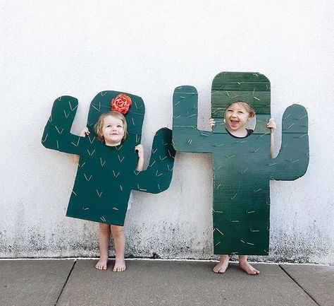 Cacti cutouts for kids October Traditions, Cactus Halloween Costume, Cactus Costume Diy, Preschool Halloween Party, Cactus Costume, Inspired Costumes, Taco Twosday, Cactus Party, Cactus Diy