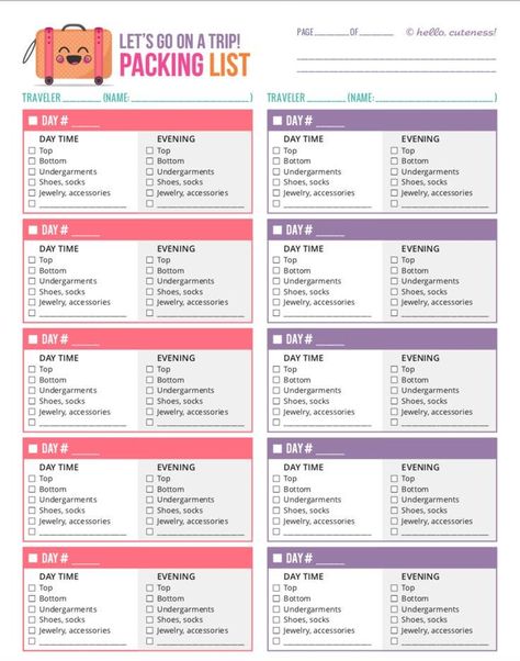 packing list for 3 day trip Use this as a guide when you are creating your packing list in your phone or on a sheet of paper. 1 pair of shorts or a skirt; Remember, start with the essentials. Packing List 3 Days, Pack For 3 Day Trip, Packing List For 3 Day Trip, School Trip Packing List, School Trip Packing, Weekend Trip Packing List, Weekend Trip Packing, Weekend Packing List, Backpacking Gear List