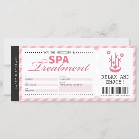 Business Card Layout Ideas, Adult Spa Party Ideas, Japanese Business Card, Card Layout Ideas, Business Card Unique, Valentines Gift For Boyfriend Baskets, Business Card Layout, Spa Vouchers, Free Printable Gift Certificates