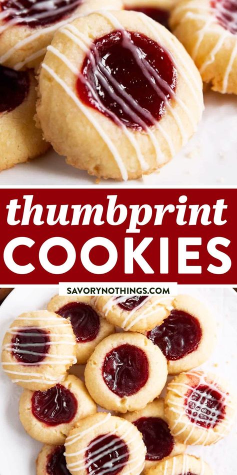 Betty Crocker Thumbprint Cookies Recipe, Christmas Cookies Recipes Traditional, Classic Thumbprint Cookies Recipe, Santa Thumbprint Cookies, Short Bread Thumbprint Cookies, Christmas Thumbprint Cookies Recipes, Savory Thumbprint Cookies, Christmas Jelly Cookies, Thumbprint Shortbread Cookies