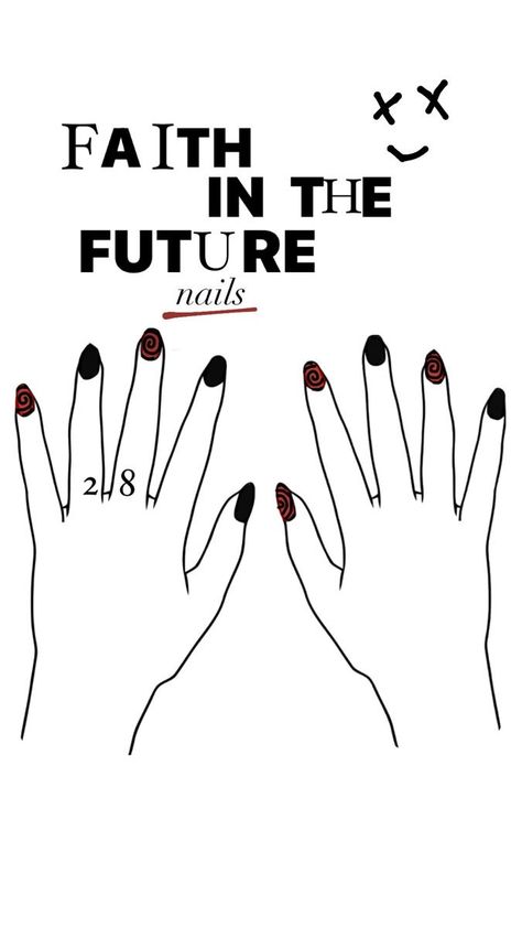 louis tomlinson nails / nails inspiration / louis tomlinson (credits to the owner but I couldn't find it) Louis Tomlinson Fitf Makeup, Faith In The Future Nails Ideas, Faith In The Future Tour Outfit, Faith In The Future Nails, Faith In The Future Outfit Ideas, Louis Tomlinson Concert Outfit Ideas Faith In The Future, Louis Tomlinson Nails, Louis Nails, Louis Tomlinson Inspired Outfits