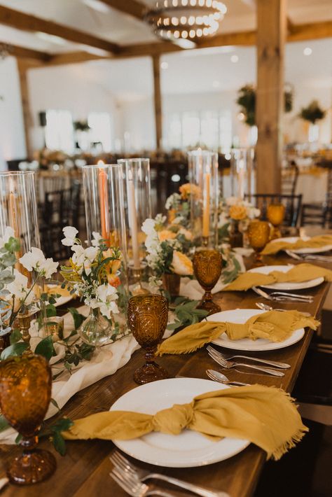 Navy And Mustard Wedding Decor, Mustard Yellow And Sage Green Wedding, Mustard Yellow Table Setting, Mustard Table Setting, Yellow And Brown Wedding Decor, Fall Wedding Mustard Yellow, Mustard Yellow Fall Wedding, Wedding Mustard Yellow, Mustard Party Decor