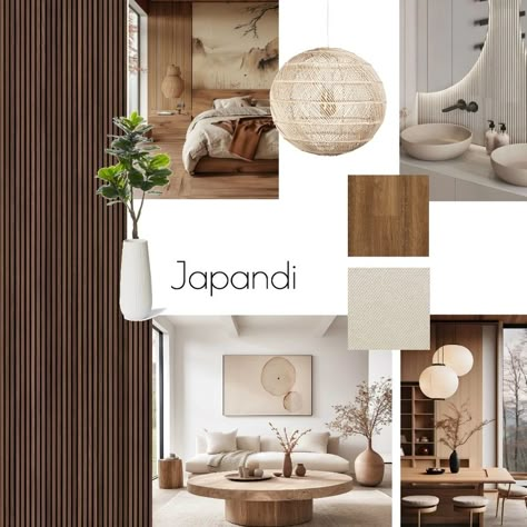 Japandi Moodboard Interior Design Mood Board by hbmaria - Style Sourcebook Japandi Living Room Mood Board, Interior Decorating Mood Board, Japandi Style Decor, Home Mood Board Interior Design, Moodboard Product Design, Switzerland Apartment, Japandi Interiors Moodboard, Japandi Interior Design Living Room, Modern Natural Decor