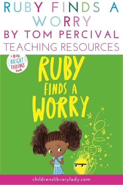 Discussing her problems with a friend helps Ruby's worry get smaller. Promotes adaptability, self-awareness, self-management and self-esteem. Ruby Finds A Worry, Children's Library, Feelings Book, Diverse Books, Kids Talking, Feeling Pictures, How To Express Feelings, Book Writing, Children's Literature