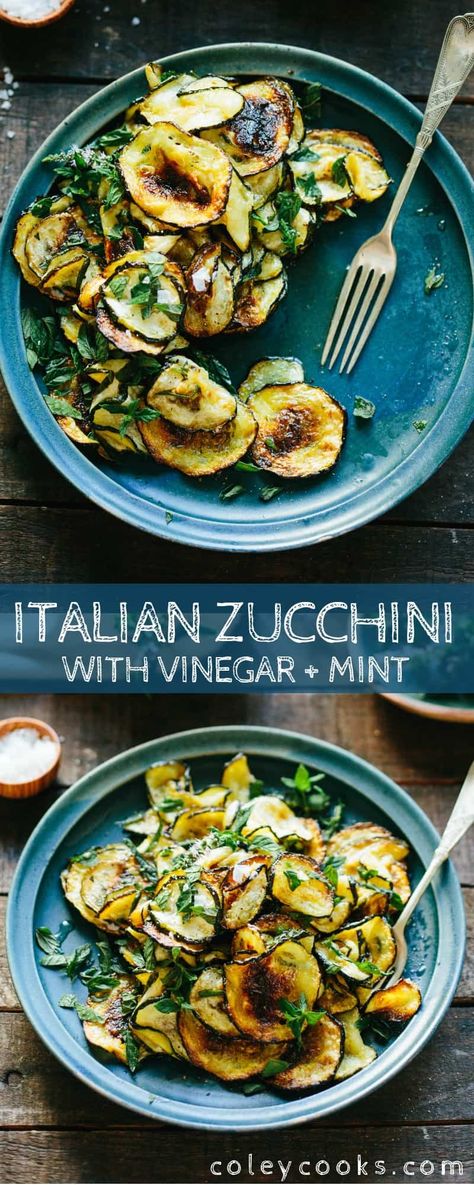 Mozarella Zucchini Recipes, Zucchini Recipes Cold, Vegan Italian Side Dishes, Italian Side Dishes Easy, Italian Vegetables Sides, Italian Side Dish, August Recipes, Quick Vegetarian Recipes, Italian Side Dishes