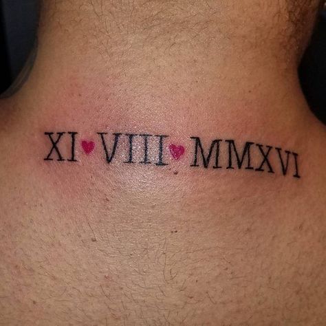 Roman Numeral Tattoo Font, Impressive Tattoos, Phenomenal Tattoo, Numerals Tattoo, Fonts Numbers, Roman Numbers Tattoo, 6 Tattoo, Number Tattoo Fonts, Numbers Tattoo