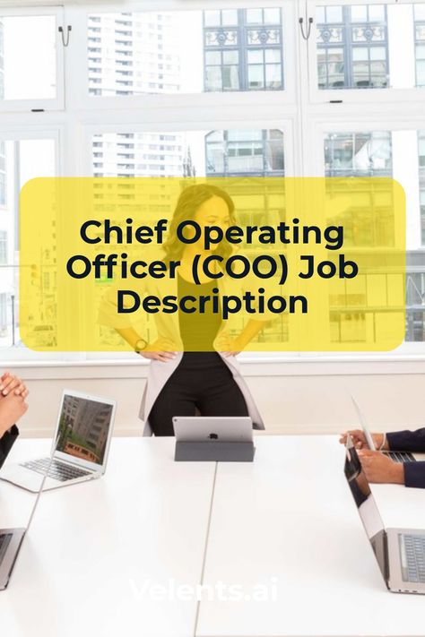 Chief Operating Officer (COO) Job Description template includes a detailed overview of the key requirements, duties, responsibilities, and skills for this role. It's optimized for posting on online job boards or careers pages and easy to customize this template for your company. Job Description Template, Chief Operating Officer, Senior Management, Employee Training, Train Activities, Process Improvement, Hiring Process, Online Job, Job Board