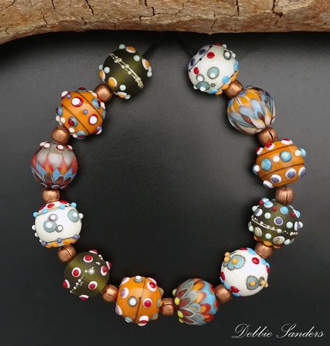 Beads For Bracelets, Lampwork Bead Jewelry, Jewelry Colorful, Clay Clay, Lampwork Jewelry, Necklace Bead, Handmade Lampwork Bead, Handmade Glass Beads, Glass Bracelet