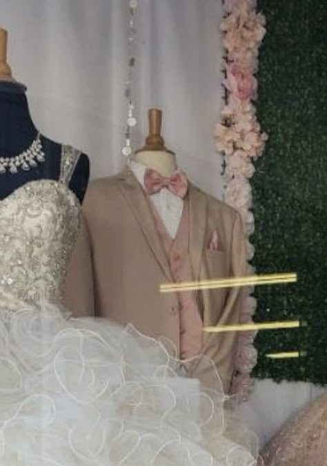 Quince Chambelanes Outfits Pink, Chambelanes Outfits Pink, Chambelanes Outfits Quinceanera Pink, Pink And Gold Quinceanera Dress, Quinceanera Chambelanes Outfits, Quince Chambelanes Outfits, Quinceanera Chambelanes, Chambelanes Outfits Quinceanera, Chambelan Outfits